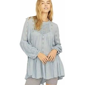 Free People Green Tunic Top Dress